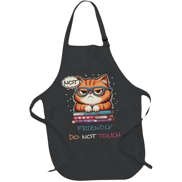 Sarcastic Loner Introvert Not A Friendly Do Not Touchs Full-Length Apron With Pockets