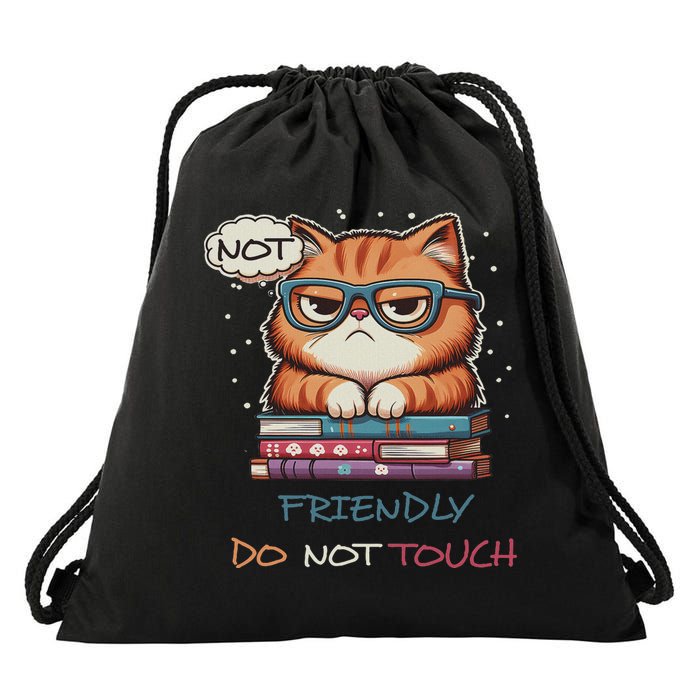 Sarcastic Loner Introvert Not A Friendly Do Not Touchs Drawstring Bag