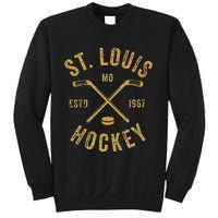 St. Louis Ice Hockey Hoodie Crossed Sticks Sweatshirt