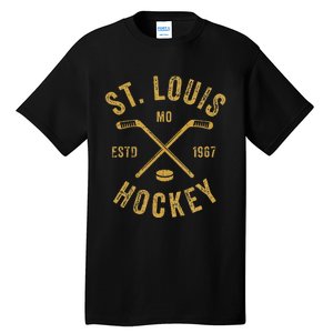 St. Louis Ice Hockey Hoodie Crossed Sticks Tall T-Shirt