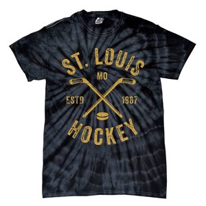 St. Louis Ice Hockey Hoodie Crossed Sticks Tie-Dye T-Shirt