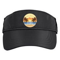 St Lucia Is My Happy Place Fun Beach Vacation Palm Trees Su Meaningful Gift Adult Drive Performance Visor