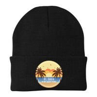 St Lucia Is My Happy Place Fun Beach Vacation Palm Trees Su Meaningful Gift Beanie