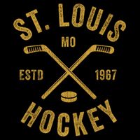 St Louis Ice Hockey Gift Crossed Sticks Gift Impact Tech Backpack
