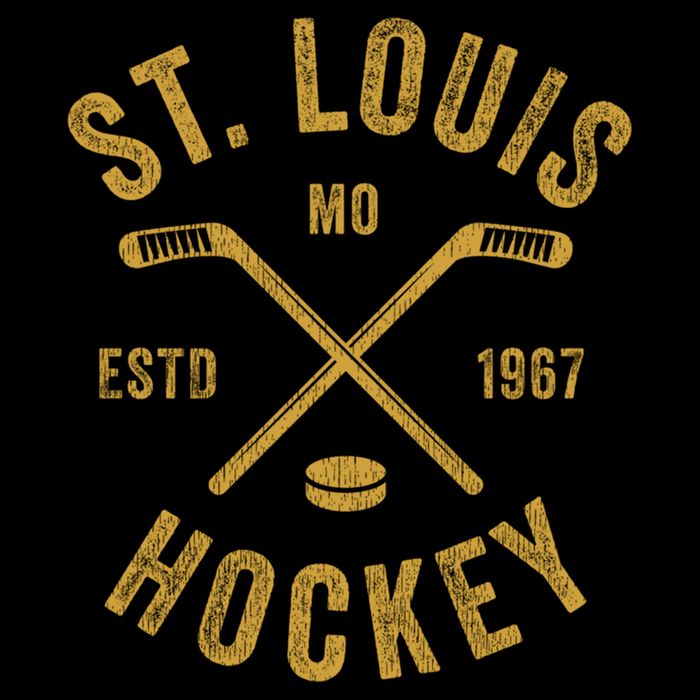 St Louis Ice Hockey Gift Crossed Sticks Gift Impact Tech Backpack