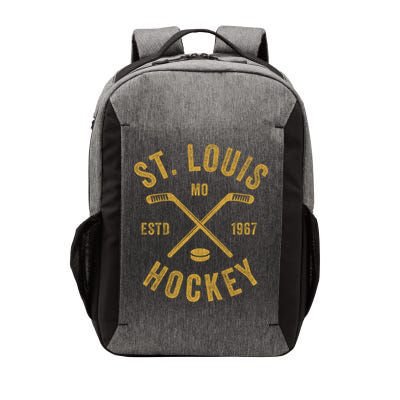 St Louis Ice Hockey Gift Crossed Sticks Gift Vector Backpack