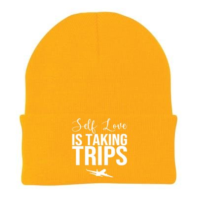 Self Love Is Taking Trips Knit Cap Winter Beanie