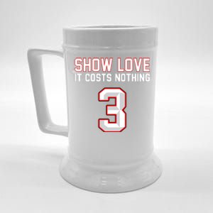 Show Love It Costs Nothing Love For 3 Pray For Damar Beer Stein