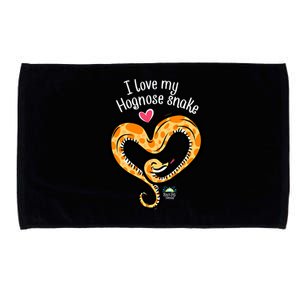 Snake Lovers I Love My Hognose Snake Gift Microfiber Hand Towel