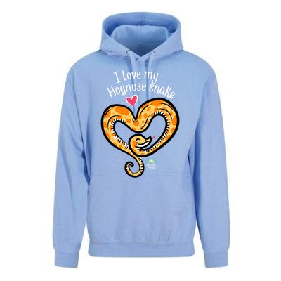 Snake Lovers I Love My Hognose Snake Gift Unisex Surf Hoodie