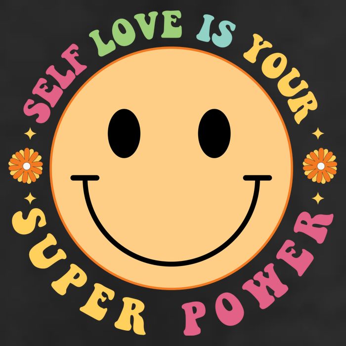 Self Love Is Your Super Power Smile Face Adult Drive Performance Visor