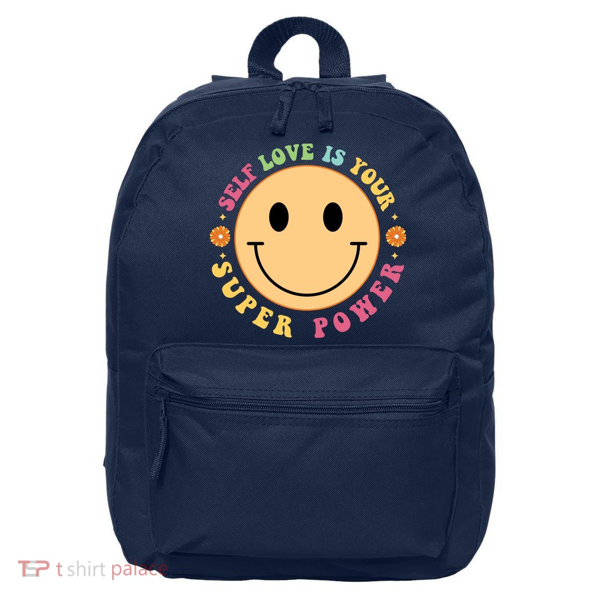 Self Love Is Your Super Power Smile Face 16 in Basic Backpack
