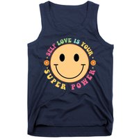 Self Love Is Your Super Power Smile Face Tank Top