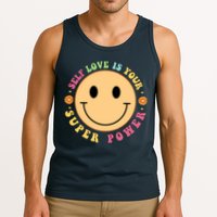 Self Love Is Your Super Power Smile Face Tank Top