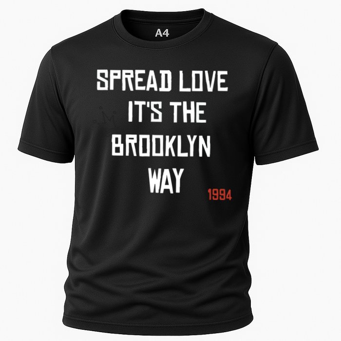 Spread Love Its The Brooklyn Way Funny Cooling Performance Crew T-Shirt