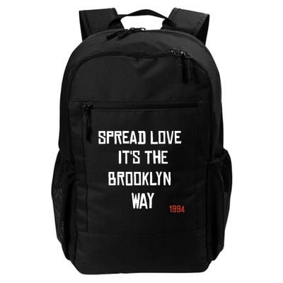 Spread Love Its The Brooklyn Way Funny Backpack