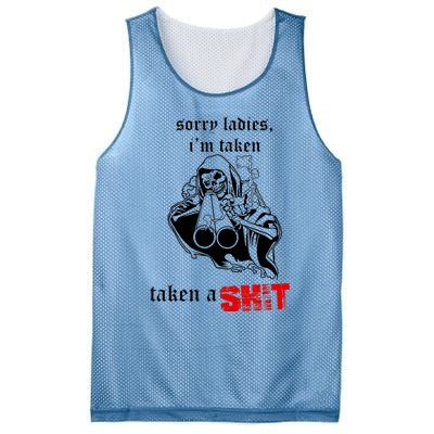 Sorry Ladies I'm Taken Taken A S.hit Mesh Reversible Basketball Jersey Tank