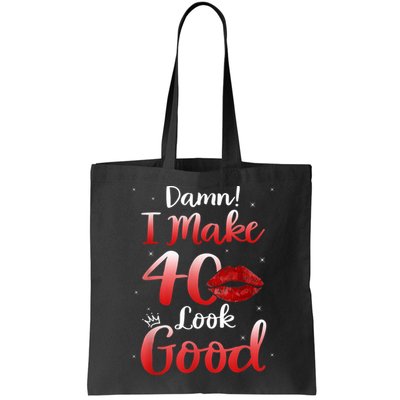 Sexy Lips I Make 40 Look Good 40th Birthday Gifts Bag