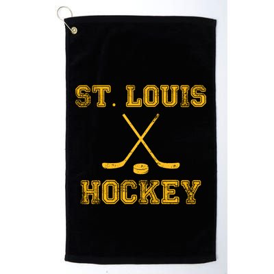 St Louis Ice Hockey Sticks State Outile Stl Gift Golf Towel