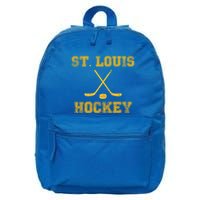 St Louis Ice Hockey Sticks State Outile Stl Gift 16 in Basic Backpack