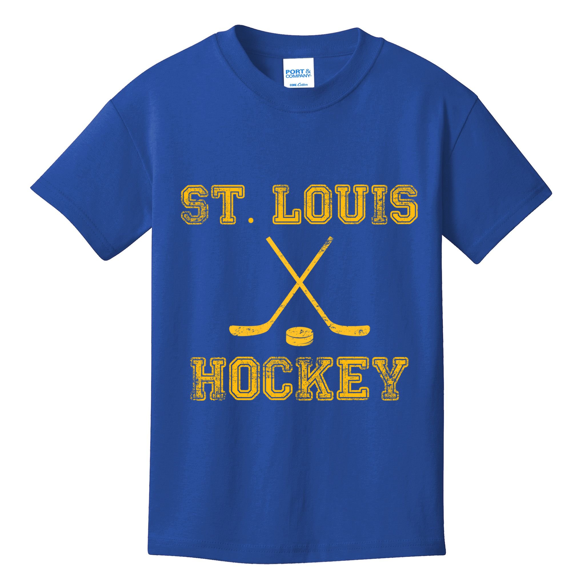 St Louis Ice Hockey Sticks State Outile Stl Gift Kids T-Shirt