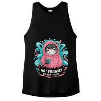 Sarcastic Loner Introvert Clothing Not Friendly Do Not Touch Ladies PosiCharge Tri-Blend Wicking Tank