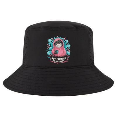 Sarcastic Loner Introvert Clothing Not Friendly Do Not Touch Cool Comfort Performance Bucket Hat
