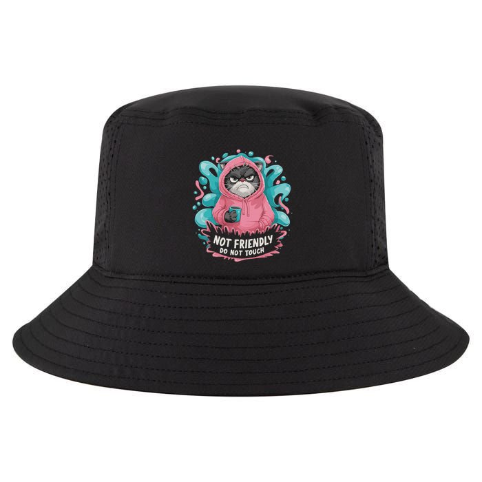 Sarcastic Loner Introvert Clothing Not Friendly Do Not Touch Cool Comfort Performance Bucket Hat