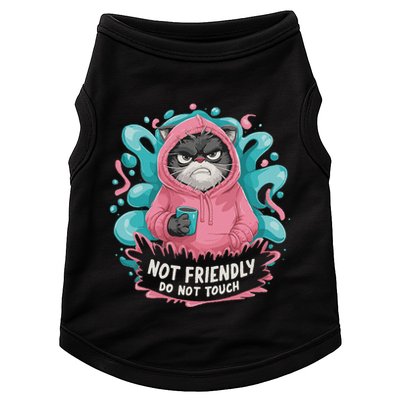 Sarcastic Loner Introvert Clothing Not Friendly Do Not Touch Doggie Tank