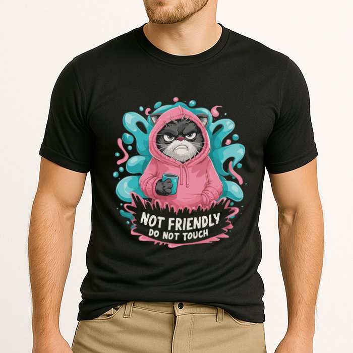Sarcastic Loner Introvert Clothing Not Friendly Do Not Touch Performance Shirt