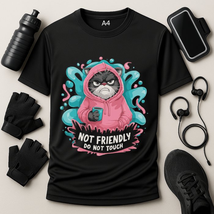 Sarcastic Loner Introvert Clothing Not Friendly Do Not Touch Performance Shirt