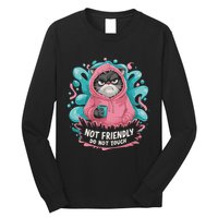 Sarcastic Loner Introvert Clothing Not Friendly Do Not Touch Long Sleeve Shirt