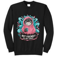 Sarcastic Loner Introvert Clothing Not Friendly Do Not Touch Sweatshirt