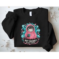 Sarcastic Loner Introvert Clothing Not Friendly Do Not Touch Sweatshirt