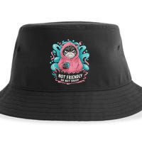 Sarcastic Loner Introvert Clothing Not Friendly Do Not Touch Sustainable Bucket Hat