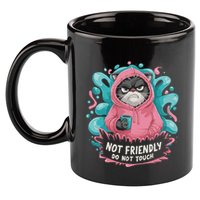 Sarcastic Loner Introvert Clothing Not Friendly Do Not Touch 11oz C Handle Ceramic Mug