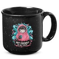 Sarcastic Loner Introvert Clothing Not Friendly Do Not Touch 15oz Campfire Ceramic Mug
