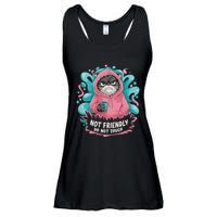 Sarcastic Loner Introvert Clothing Not Friendly Do Not Touch Ladies Essential Flowy Tank