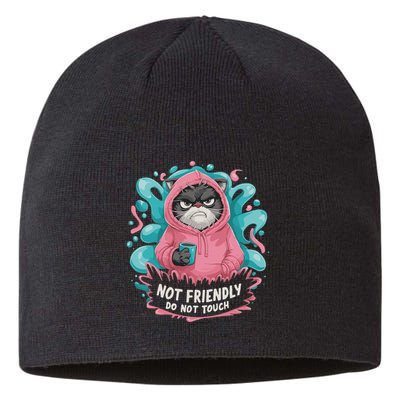 Sarcastic Loner Introvert Clothing Not Friendly Do Not Touch Sustainable Beanie