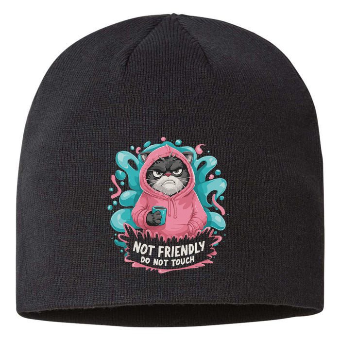 Sarcastic Loner Introvert Clothing Not Friendly Do Not Touch Sustainable Beanie