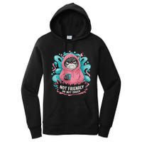 Sarcastic Loner Introvert Clothing Not Friendly Do Not Touch Women's Pullover Hoodie