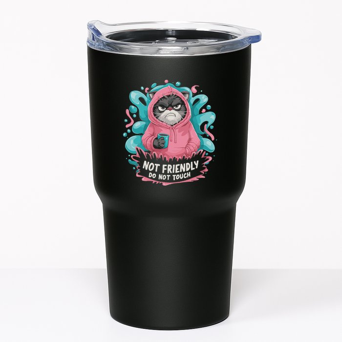 Sarcastic Loner Introvert Clothing Not Friendly Do Not Touch Tumbler