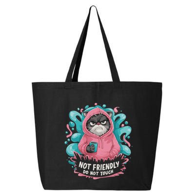 Sarcastic Loner Introvert Clothing Not Friendly Do Not Touch 25L Jumbo Tote
