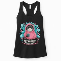 Sarcastic Loner Introvert Clothing Not Friendly Do Not Touch Womens Tank Top