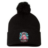 Sarcastic Loner Introvert Clothing Not Friendly Do Not Touch Pom Pom 12in Knit Beanie