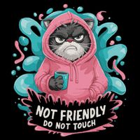 Sarcastic Loner Introvert Clothing Not Friendly Do Not Touch Baby Bodysuit