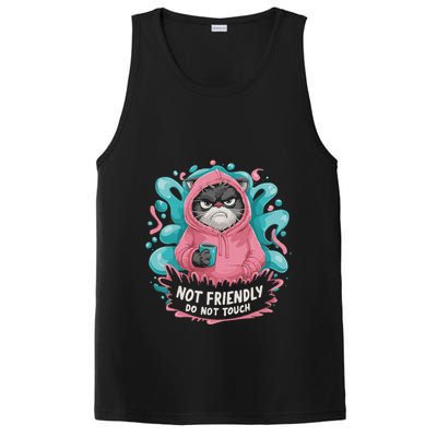 Sarcastic Loner Introvert Clothing Not Friendly Do Not Touch PosiCharge Competitor Tank