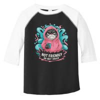Sarcastic Loner Introvert Clothing Not Friendly Do Not Touch Toddler Fine Jersey T-Shirt