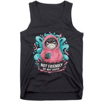 Sarcastic Loner Introvert Clothing Not Friendly Do Not Touch Tank Top