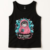 Sarcastic Loner Introvert Clothing Not Friendly Do Not Touch Tank Top